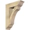Ekena Millwork Legacy Traditional Rough Sawn Bracket w/ Offset Brace, Douglas Fir, 8"W x 26"D x 34"H BKT0806X26X34LEC01RDF - alternate 1